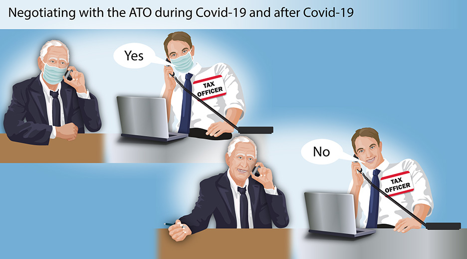 Negotiations of payment plan with ATO during COVID and post-covid