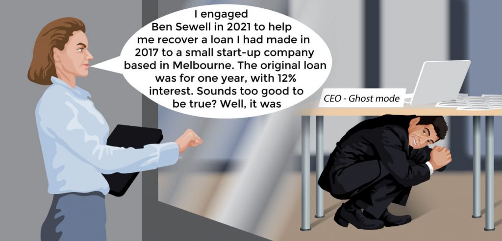Recovering a loan from the ghost CEO case study