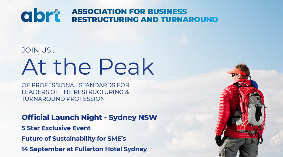 ABRT invitation for Official Launch Night – Sydney NSW